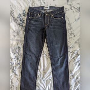 Paige Blue Straight Jeans 25